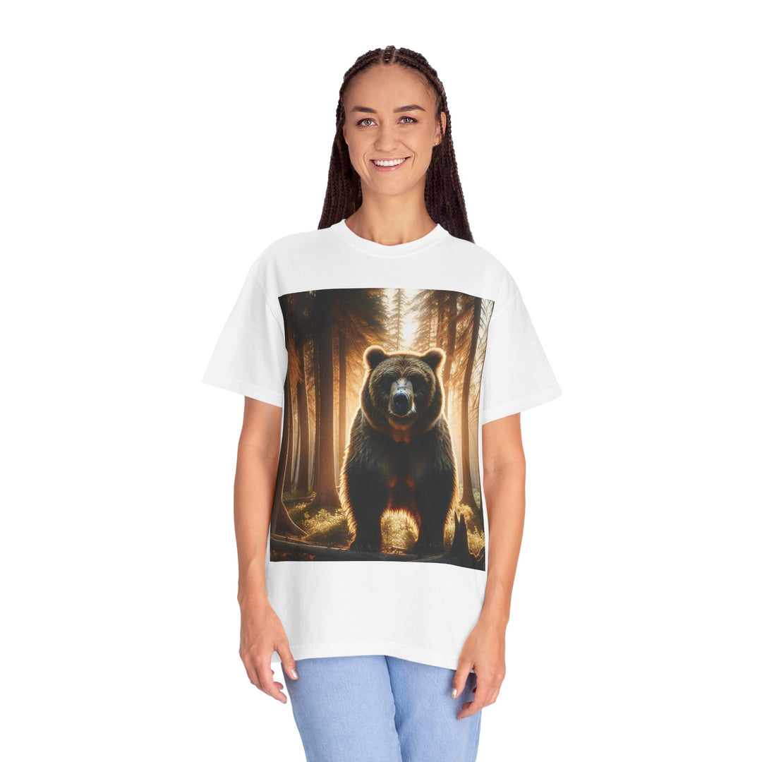 Nature-Inspired Bear Graphic Unisex T-Shirt