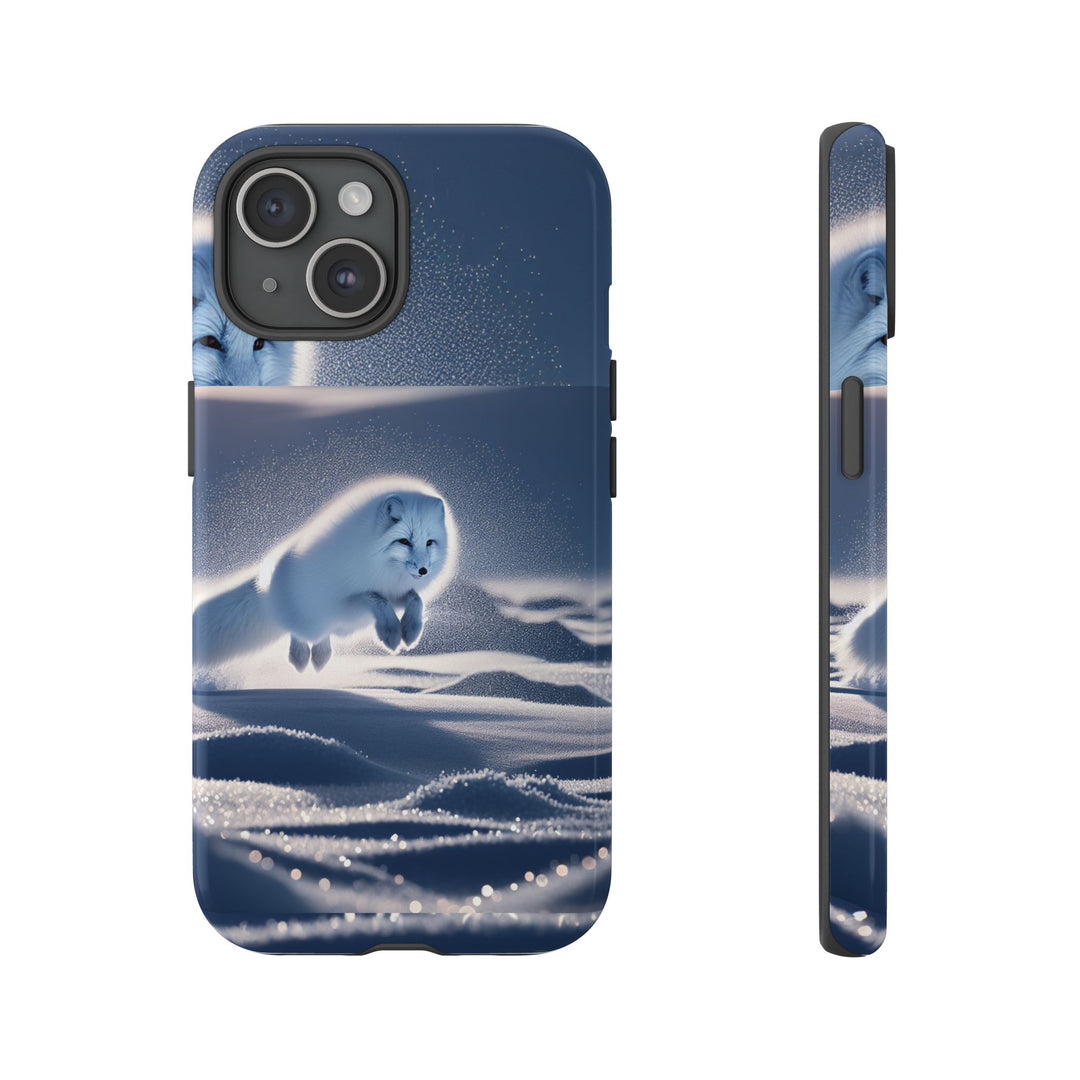 Cute Arctic Fox Phone Case – Tough Protective Cover for Animal Lovers