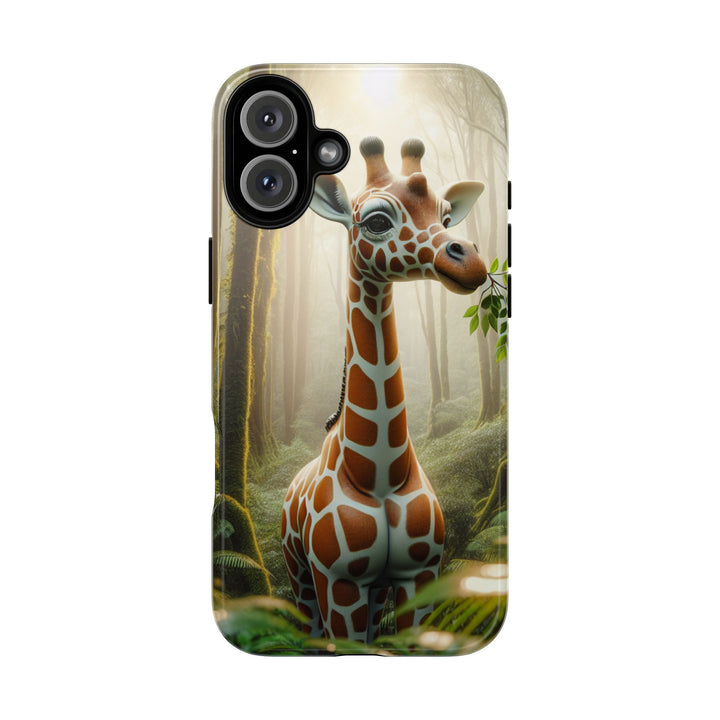 Giraffe Tough Phone Case - Cute Animal Design for Nature Lovers