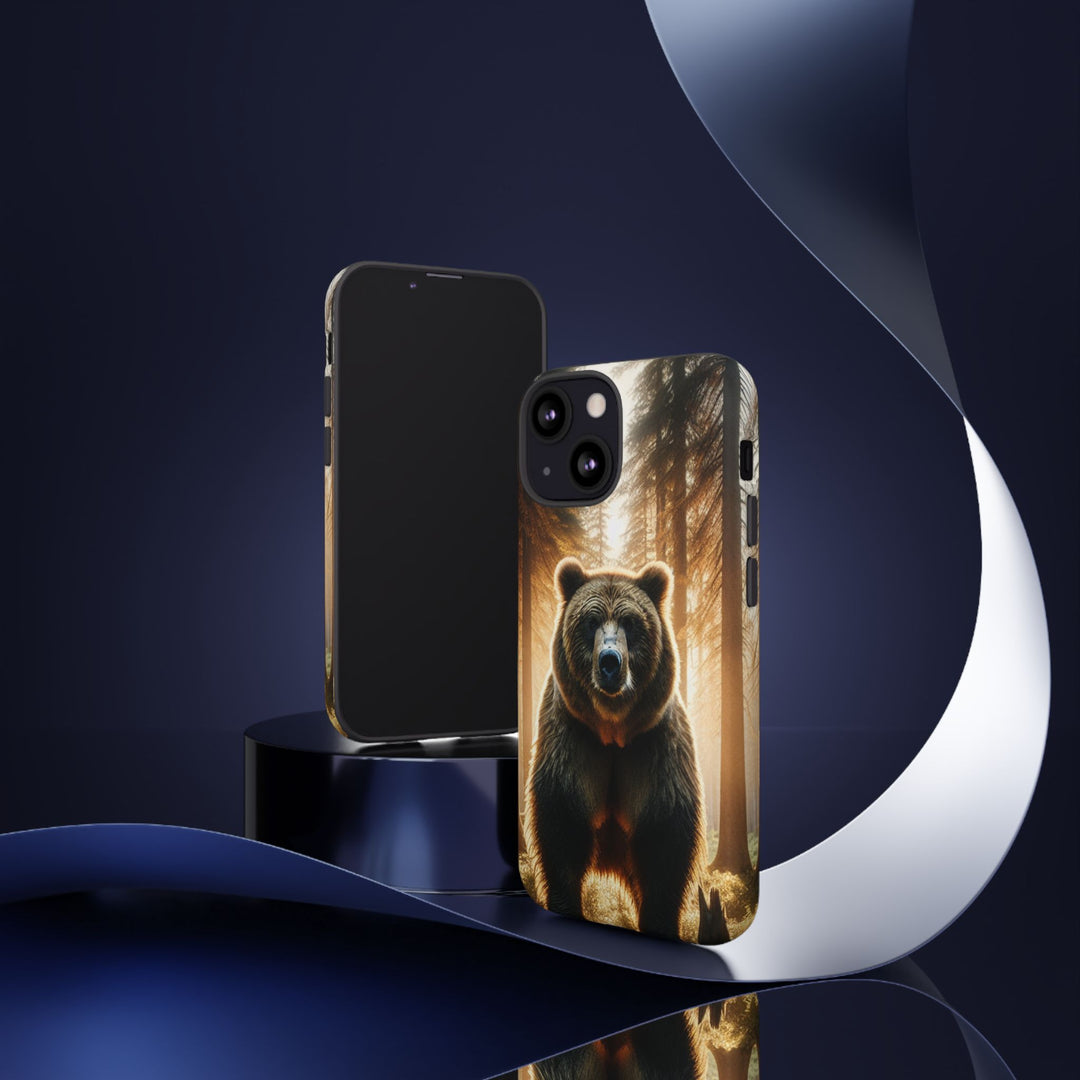 Wildlife Phone Case - Tough Cases with Bear Design, Nature Lover Gift, Animal-Themed Accessories, Eco-Friendly Tech Protection