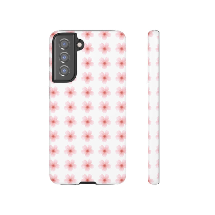 Cherry Blossom Tough Phone Case - Floral Design for Spring & Summer