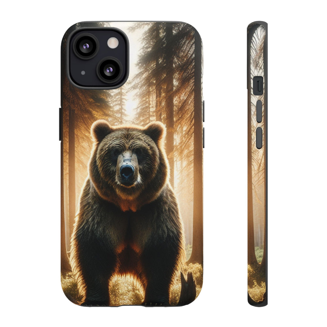 Wildlife Phone Case - Tough Cases with Bear Design, Nature Lover Gift, Animal-Themed Accessories, Eco-Friendly Tech Protection