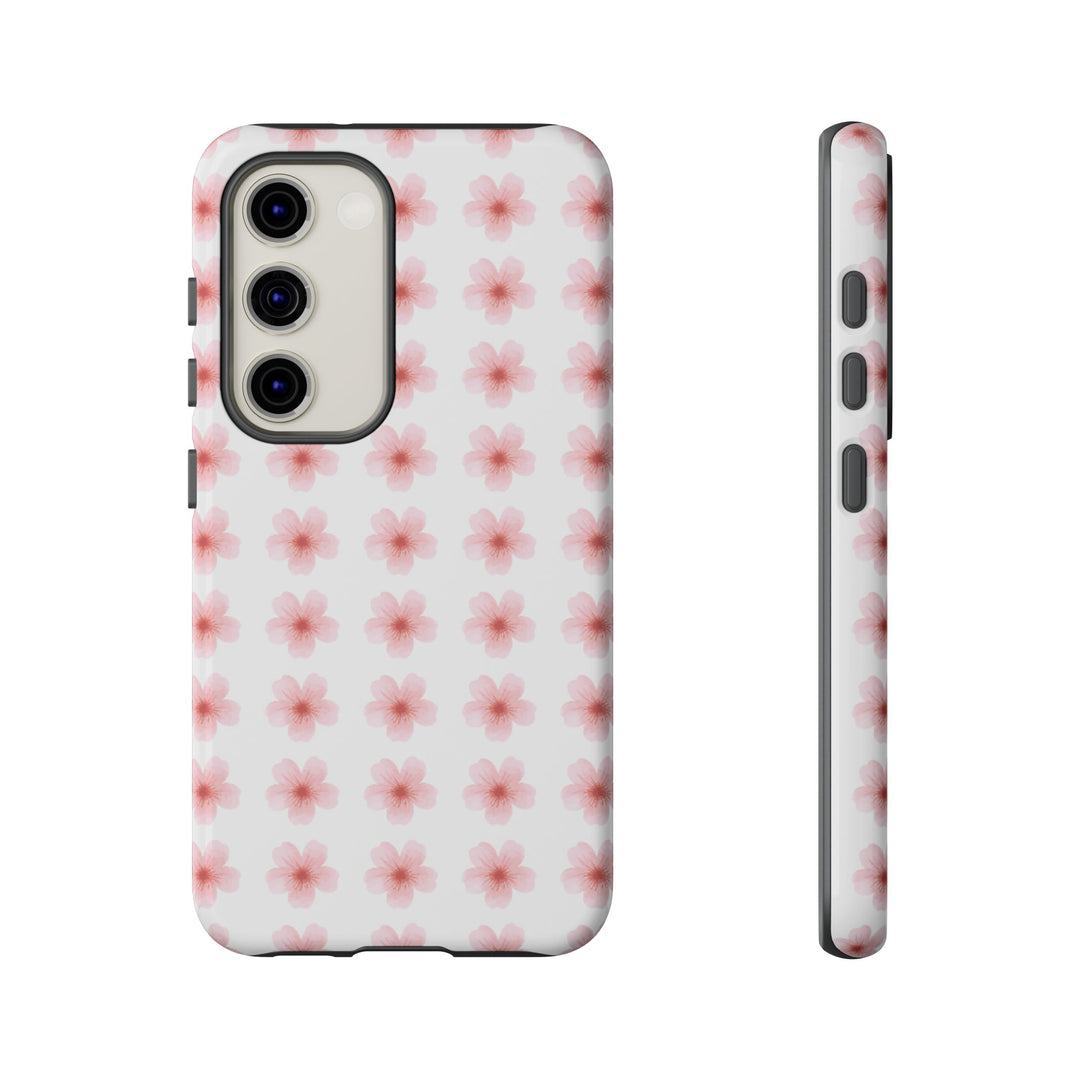 Cherry Blossom Tough Phone Case - Floral Design for Spring & Summer