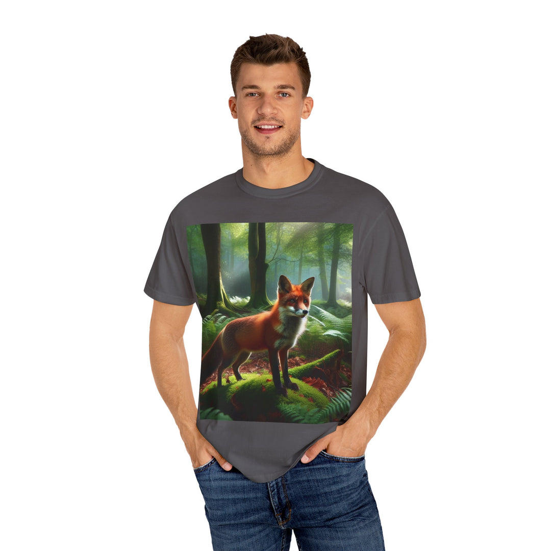 Forest Fox Unisex Garment-Dyed T-Shirt