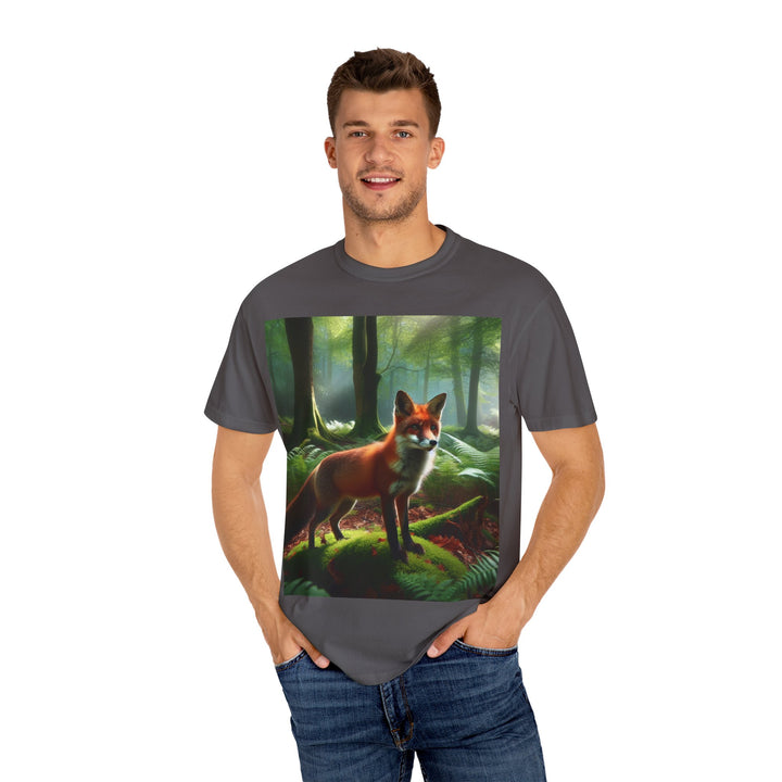 Forest Fox Unisex Garment-Dyed T-Shirt