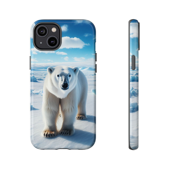 Polar Bear Tough Phone Case - Durable Protector with Arctic Design
