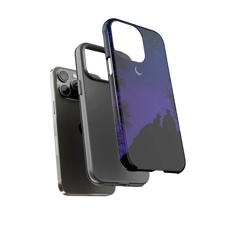 Starry Night Phone Case for Dog Lovers