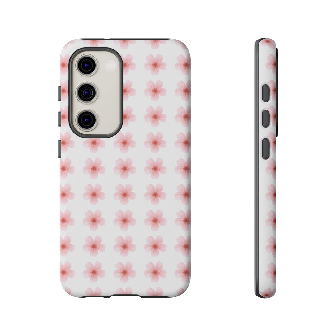 Cherry Blossom Tough Phone Case - Floral Design for Spring & Summer
