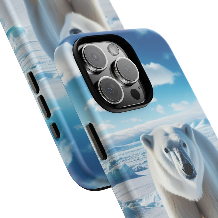 Polar Bear Tough Phone Case - Durable Protector with Arctic Design