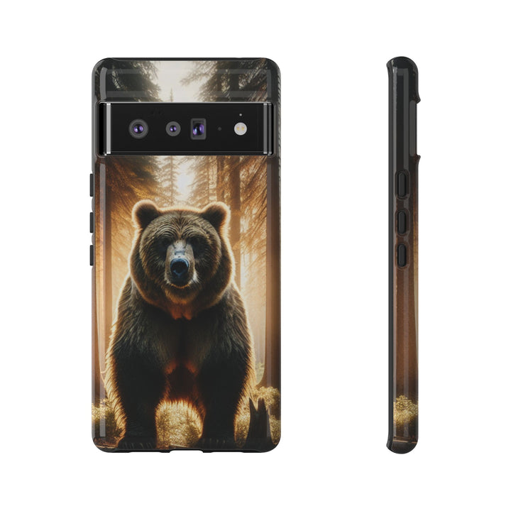 Wildlife Phone Case - Tough Cases with Bear Design, Nature Lover Gift, Animal-Themed Accessories, Eco-Friendly Tech Protection
