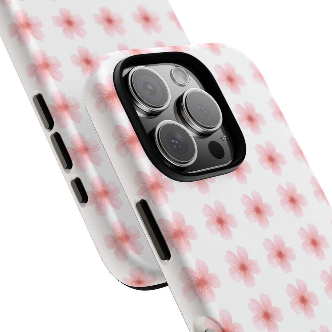 Cherry Blossom Tough Phone Case - Floral Design for Spring & Summer