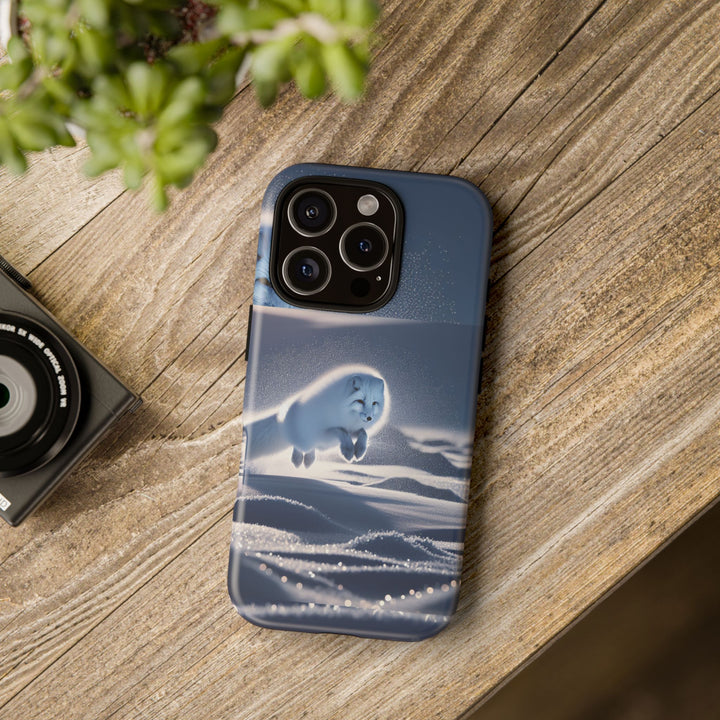 Cute Arctic Fox Phone Case – Tough Protective Cover for Animal Lovers