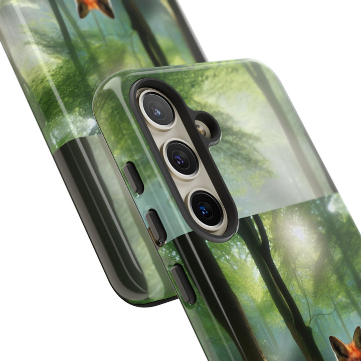 Nature-Inspired Tough Case with Fox Design