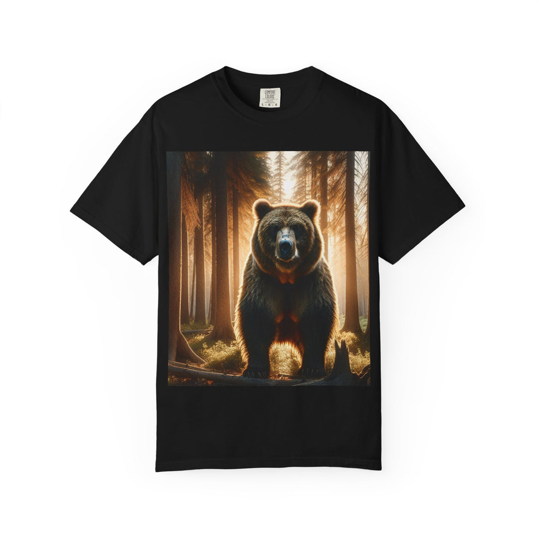 Nature-Inspired Bear Graphic Unisex T-Shirt