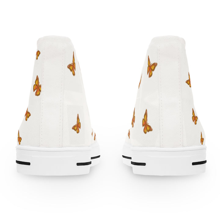 Butterfly High Top Sneakers for Women - Stylish and Fun Footwear