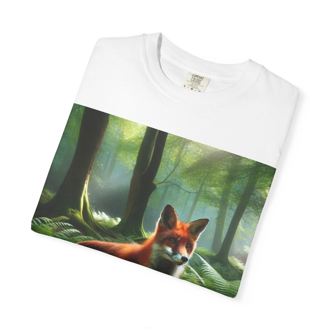 Forest Fox Unisex Garment-Dyed T-Shirt