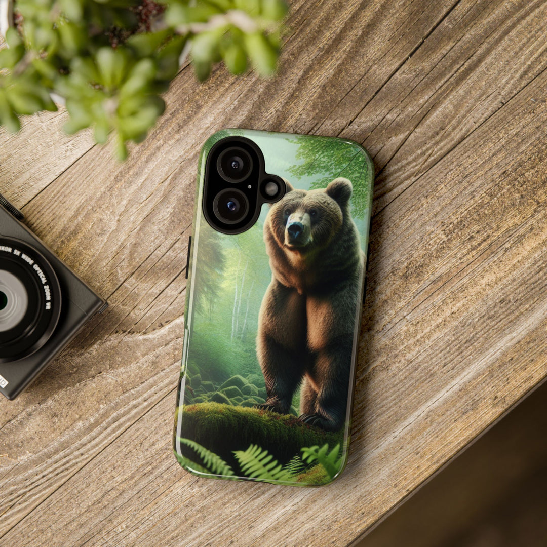 Wildlife Phone Case - Tough Bear Design for Nature Lovers