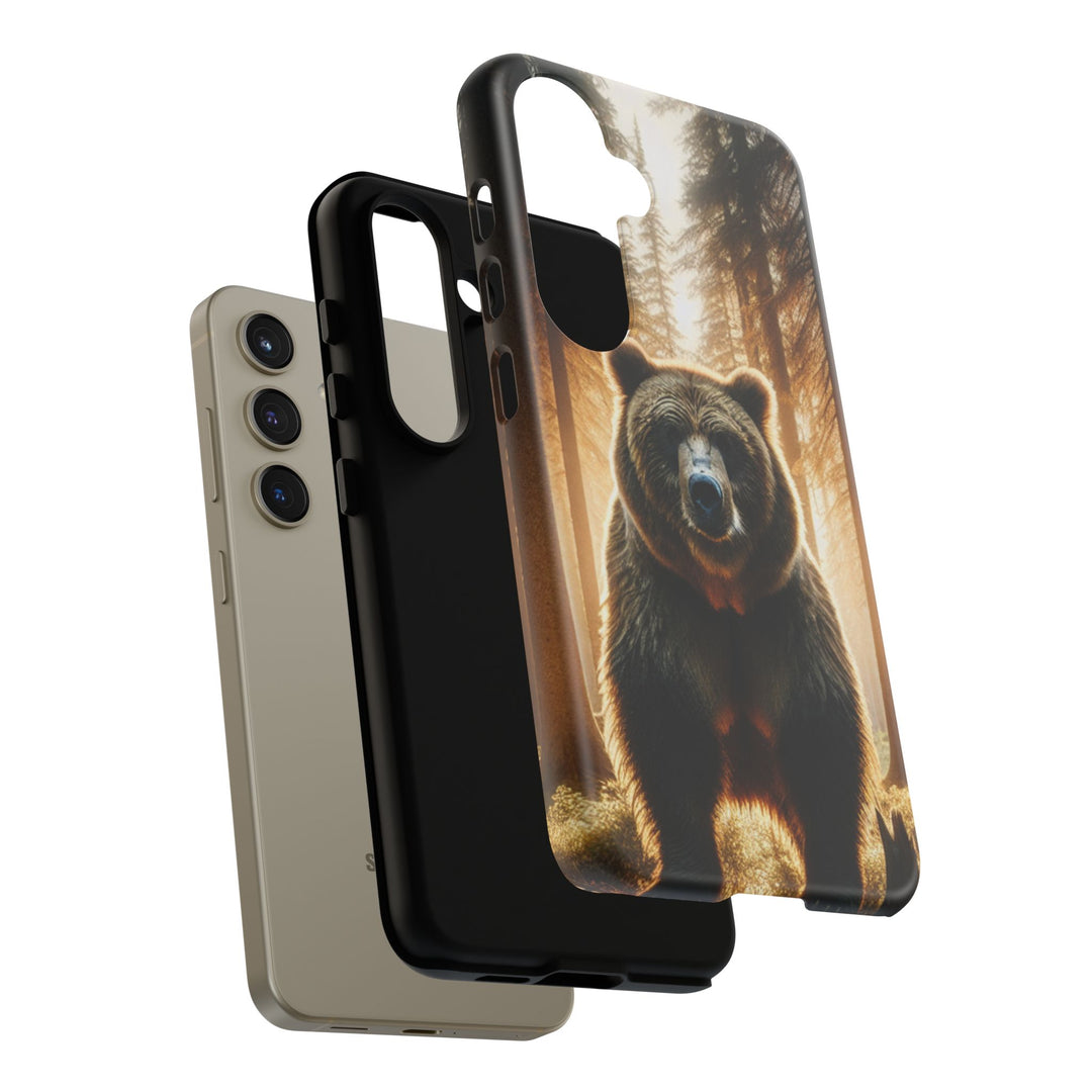 Wildlife Phone Case - Tough Cases with Bear Design, Nature Lover Gift, Animal-Themed Accessories, Eco-Friendly Tech Protection