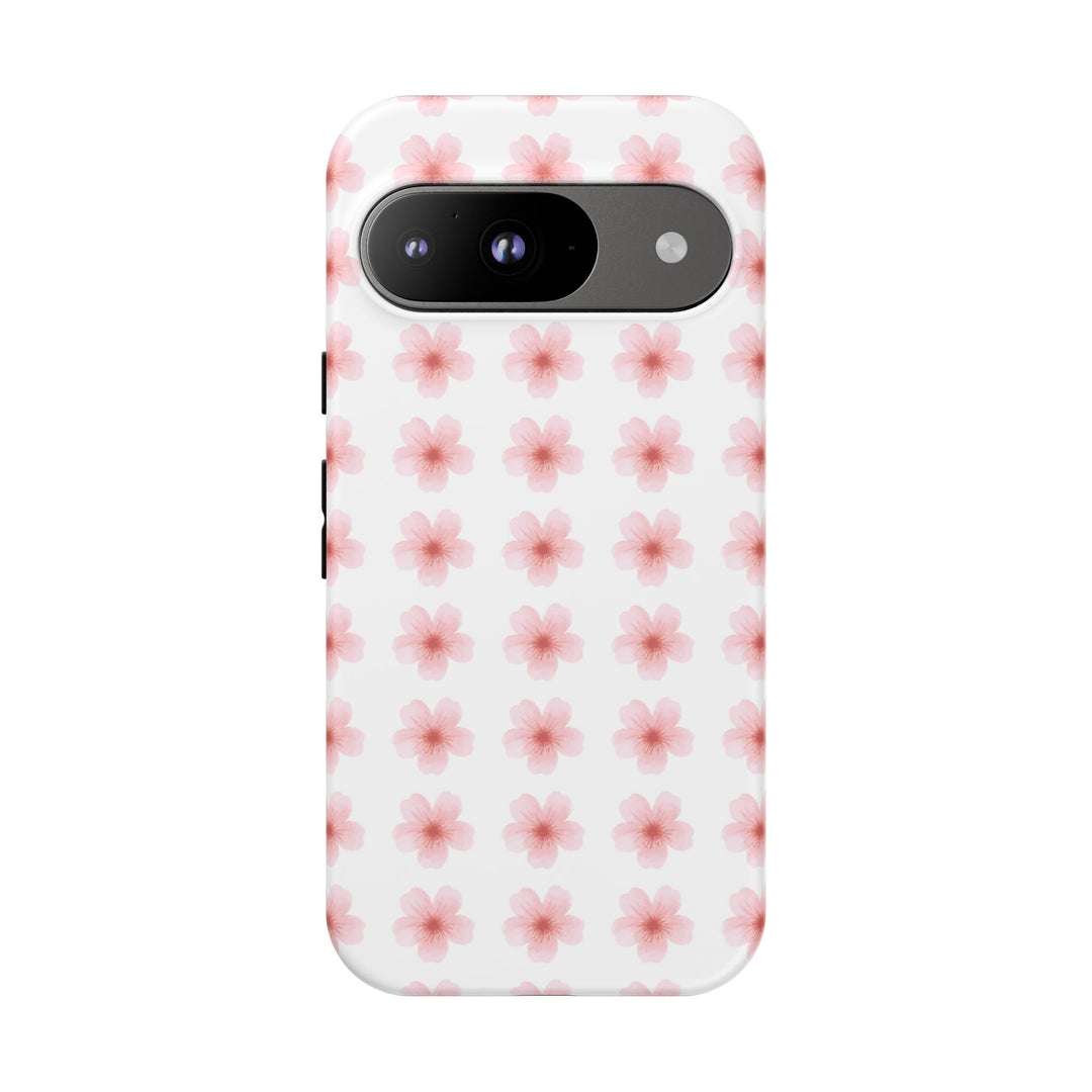 Cherry Blossom Tough Phone Case - Floral Design for Spring & Summer