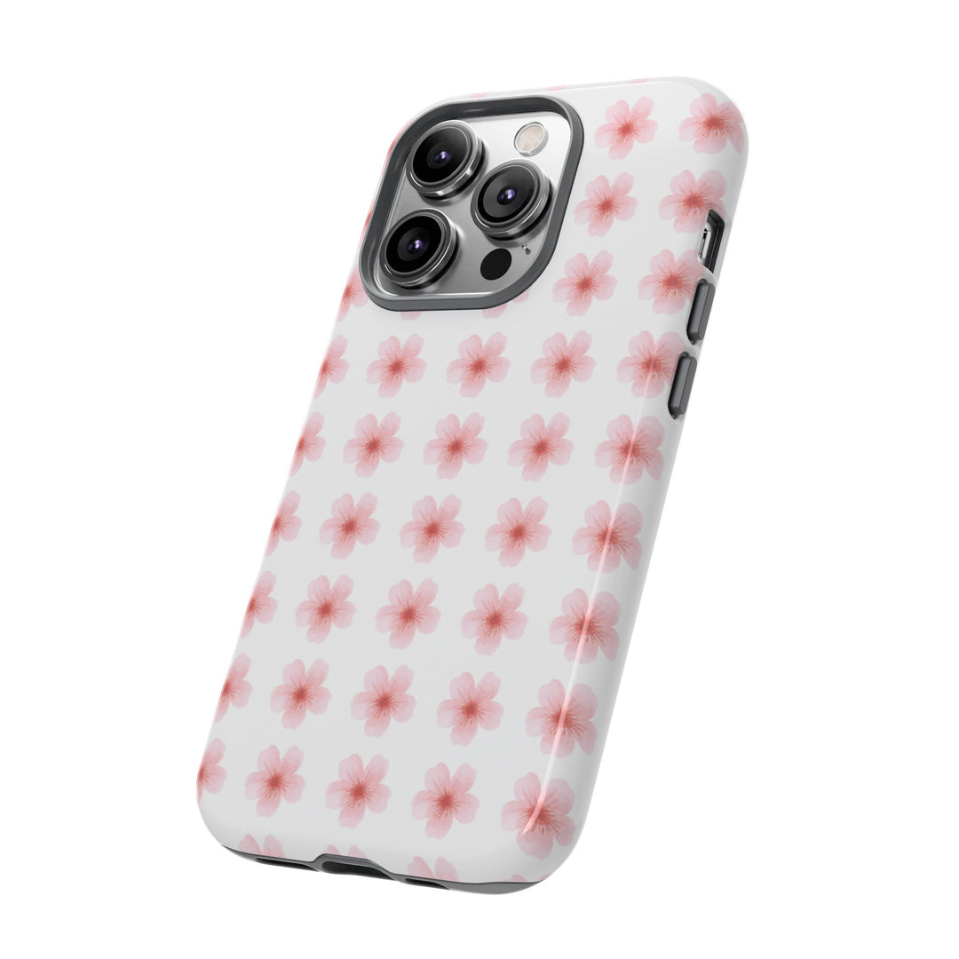 Cherry Blossom Tough Phone Case - Floral Design for Spring & Summer