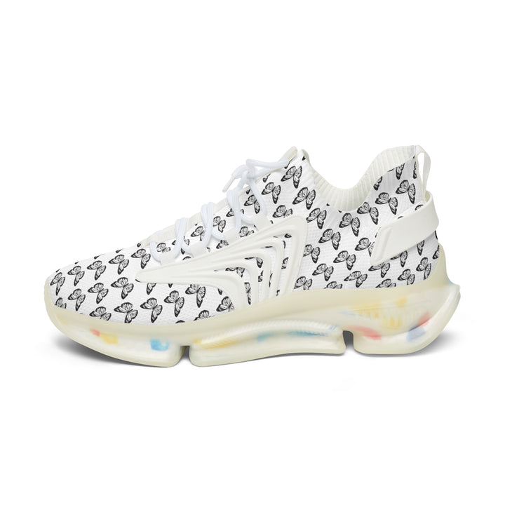 Butterfly Pattern Women's Mesh Sneakers - Lightweight and Stylish Athletic Shoes