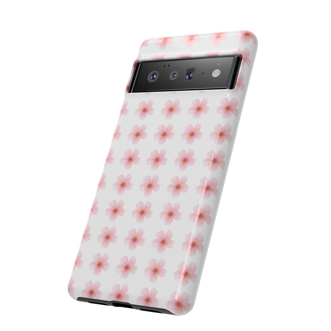 Cherry Blossom Tough Phone Case - Floral Design for Spring & Summer