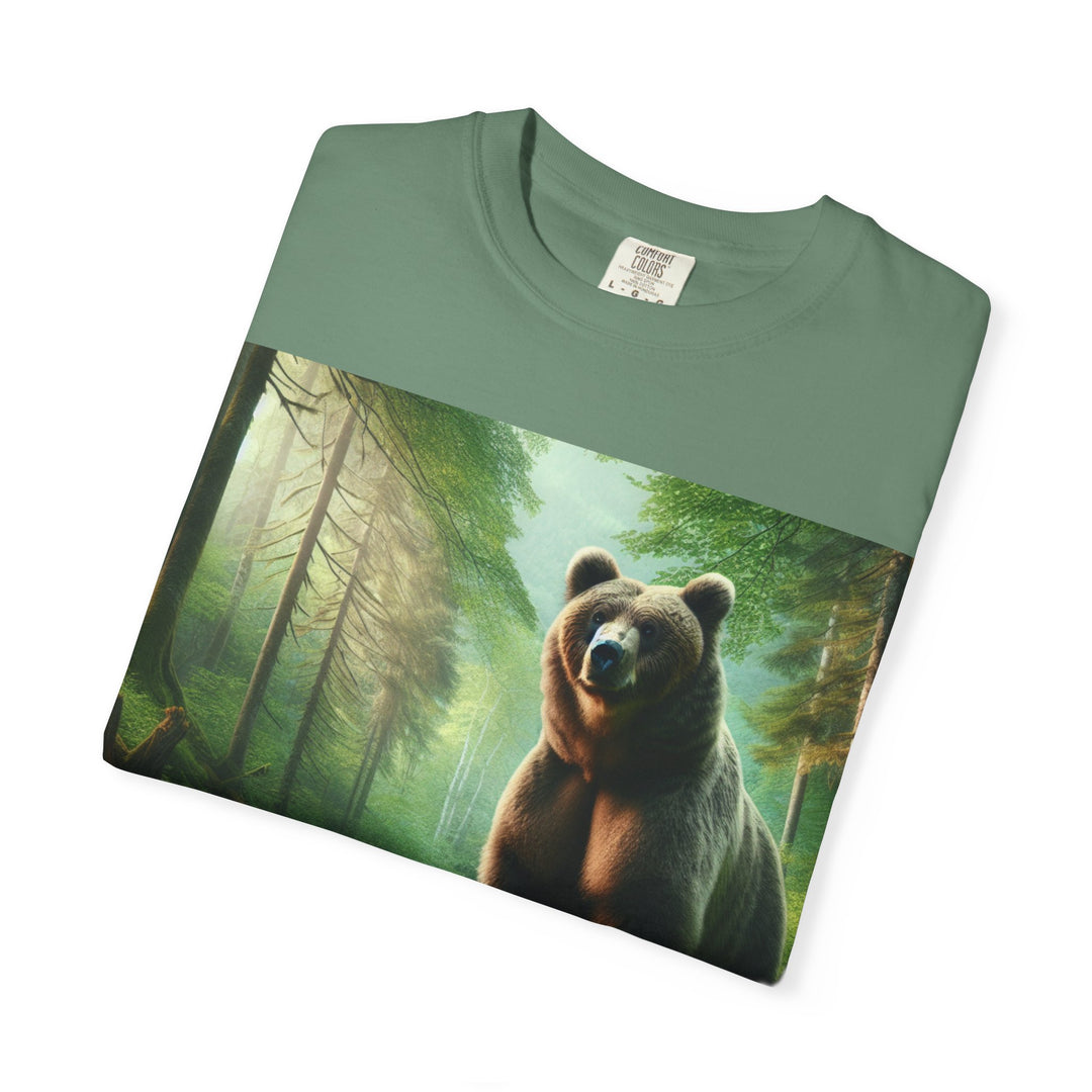 Nature-Inspired Unisex Bear Graphic Tee - Ideal for Outdoor Enthusiasts