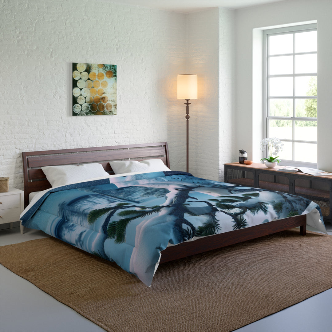 white owl Comforter