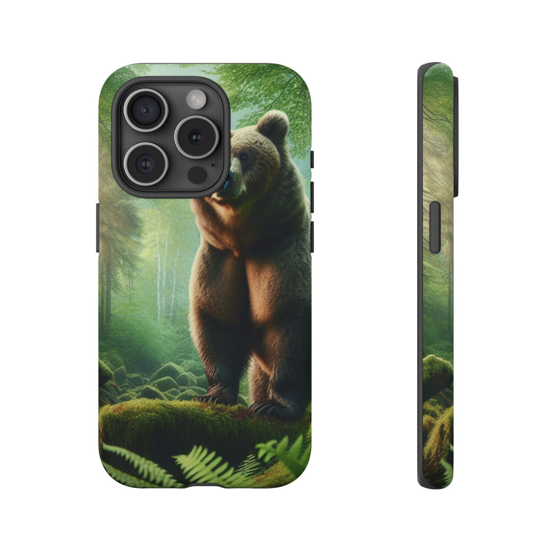 Wildlife Phone Case - Tough Bear Design for Nature Lovers