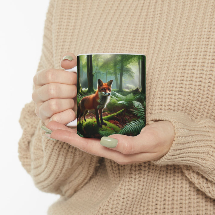 Fox Forest Ceramic Mug - Nature Lover Gift (11oz & 15oz)