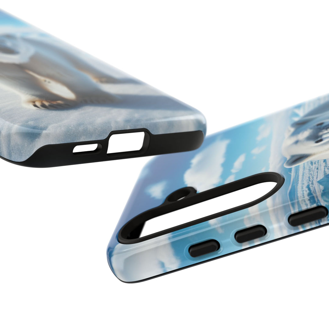 Polar Bear Tough Phone Case - Durable Protector with Arctic Design