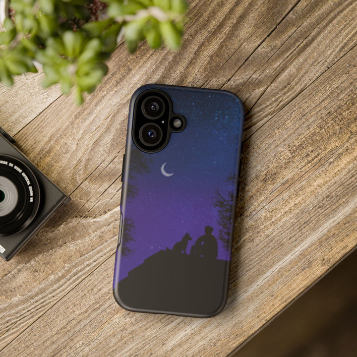 Starry Night Phone Case for Dog Lovers