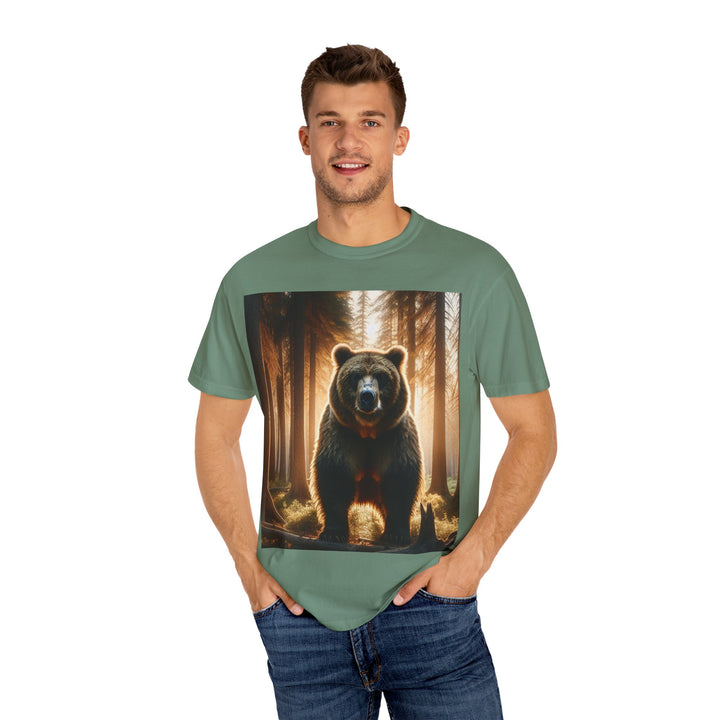 Nature-Inspired Bear Graphic Unisex T-Shirt