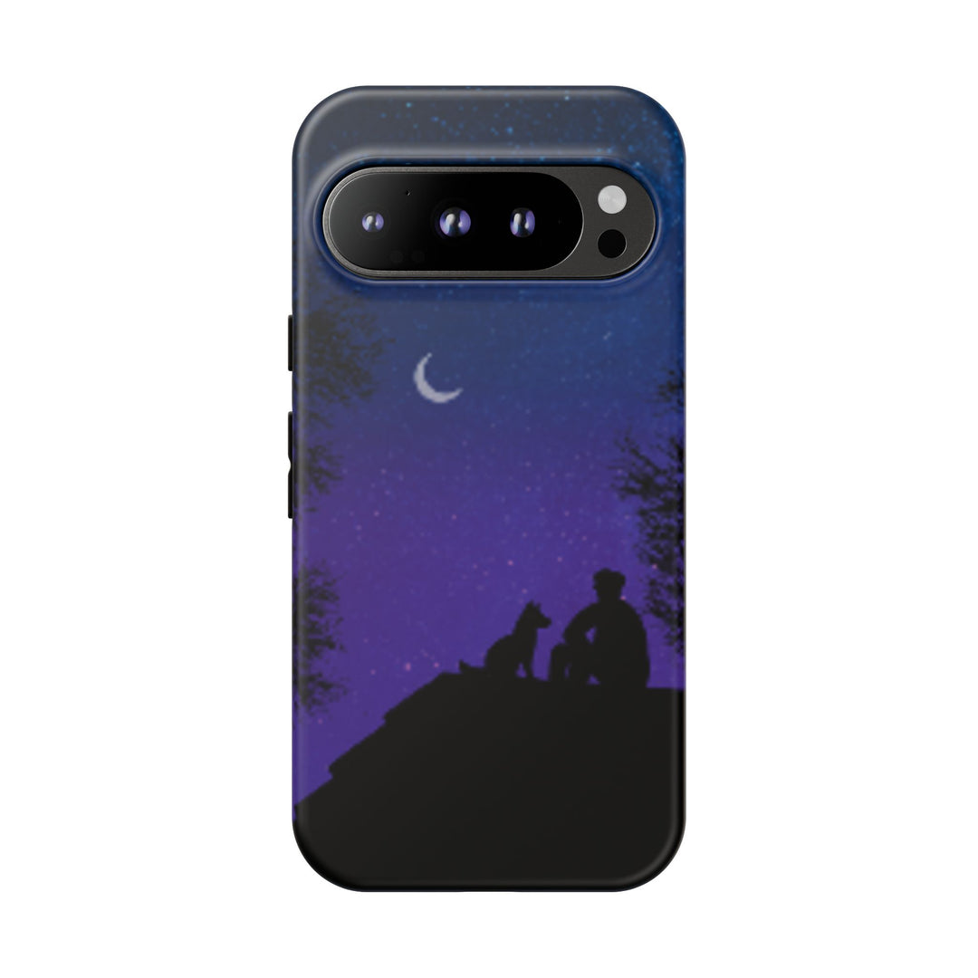 Starry Night Phone Case for Dog Lovers