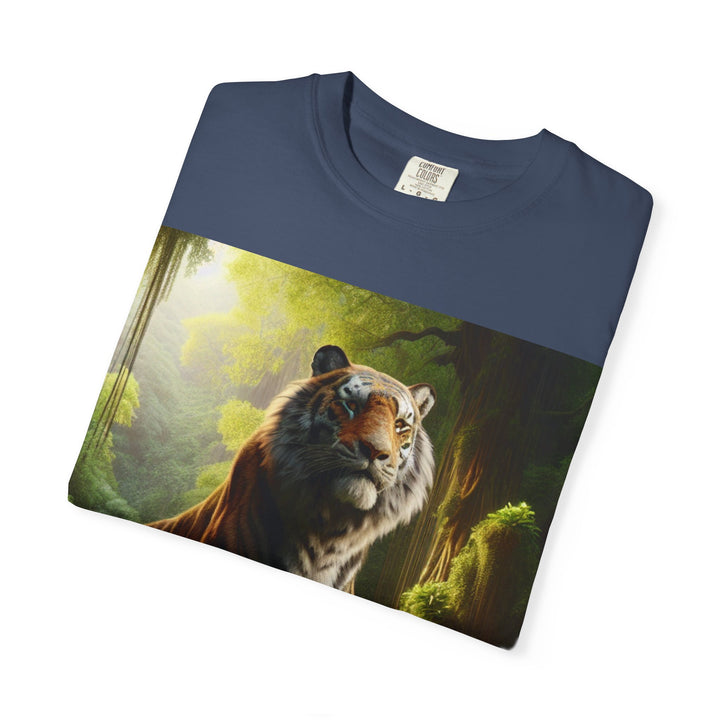 Majestic Tiger Unisex Garment-Dyed T-Shirt
