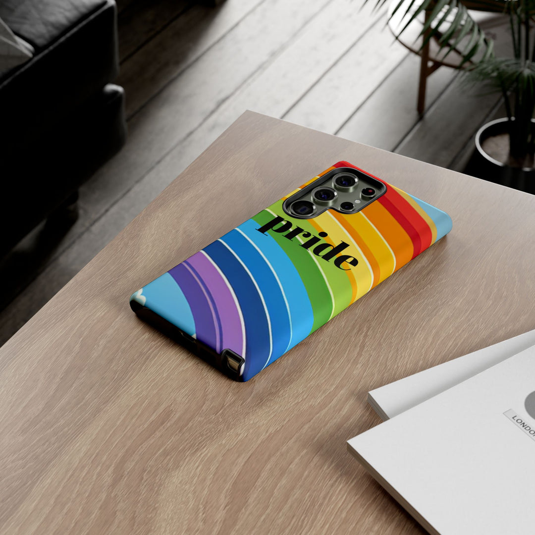 Pride Phone Case - Rainbow Gradient, LGBTQ+ Accessory, Colorful Phone Cover, Unique Gift for Pride Month, Phone Protection