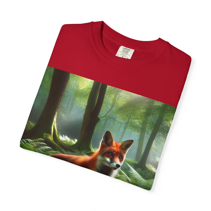 Forest Fox Unisex Garment-Dyed T-Shirt
