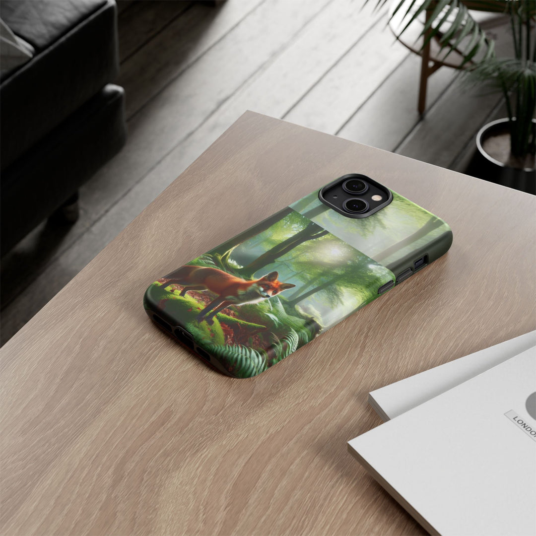 Nature-Inspired Tough Case with Fox Design
