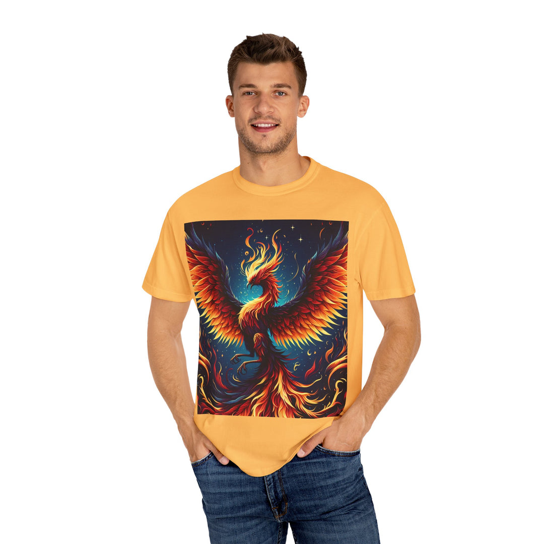 Phoenix Fire Unisex T-Shirt - Artistic Flame Design, Graphic Tee, Trendy Apparel, Gift for Art Lovers, Summer Fashion
