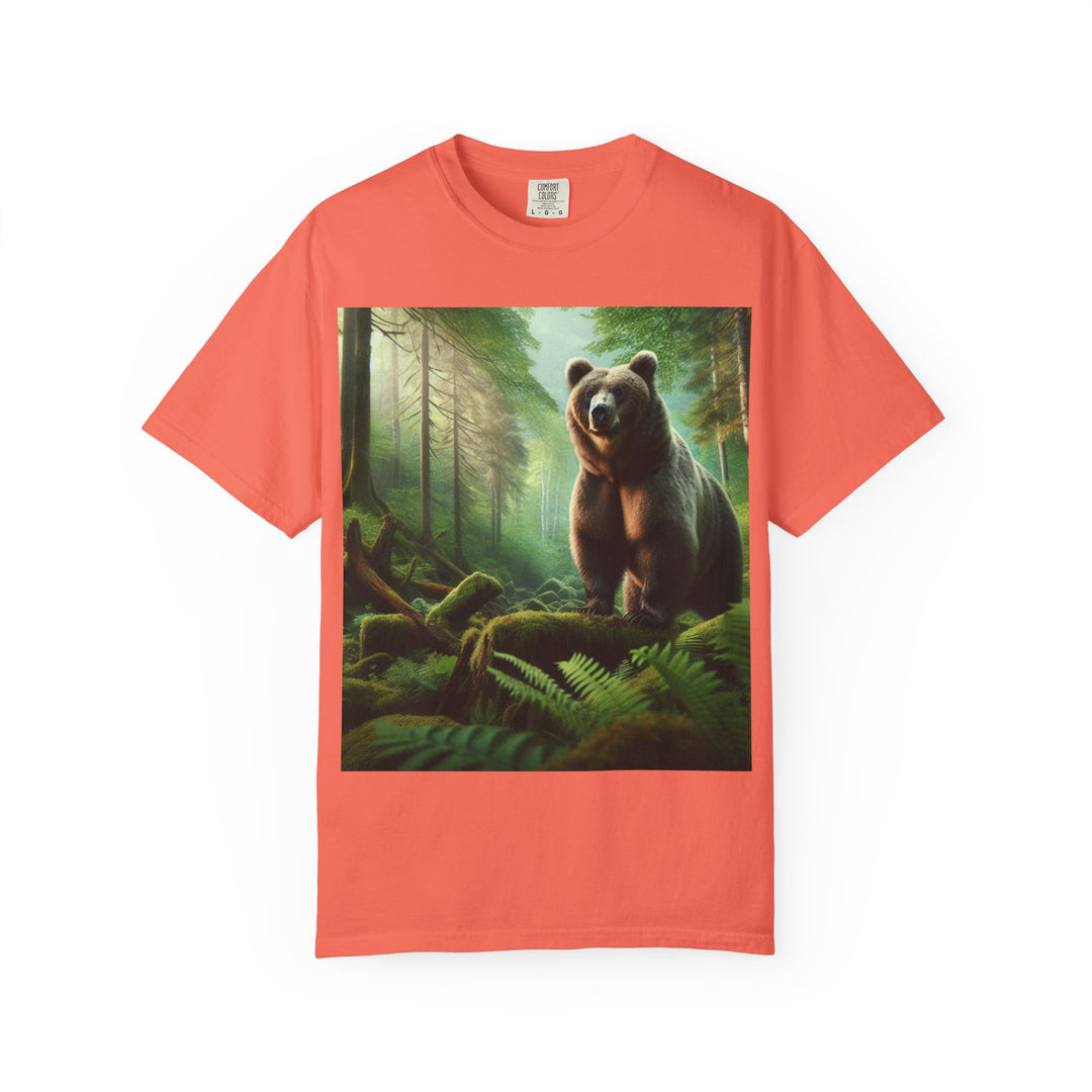 Nature-Inspired Unisex Bear Graphic Tee - Ideal for Outdoor Enthusiasts