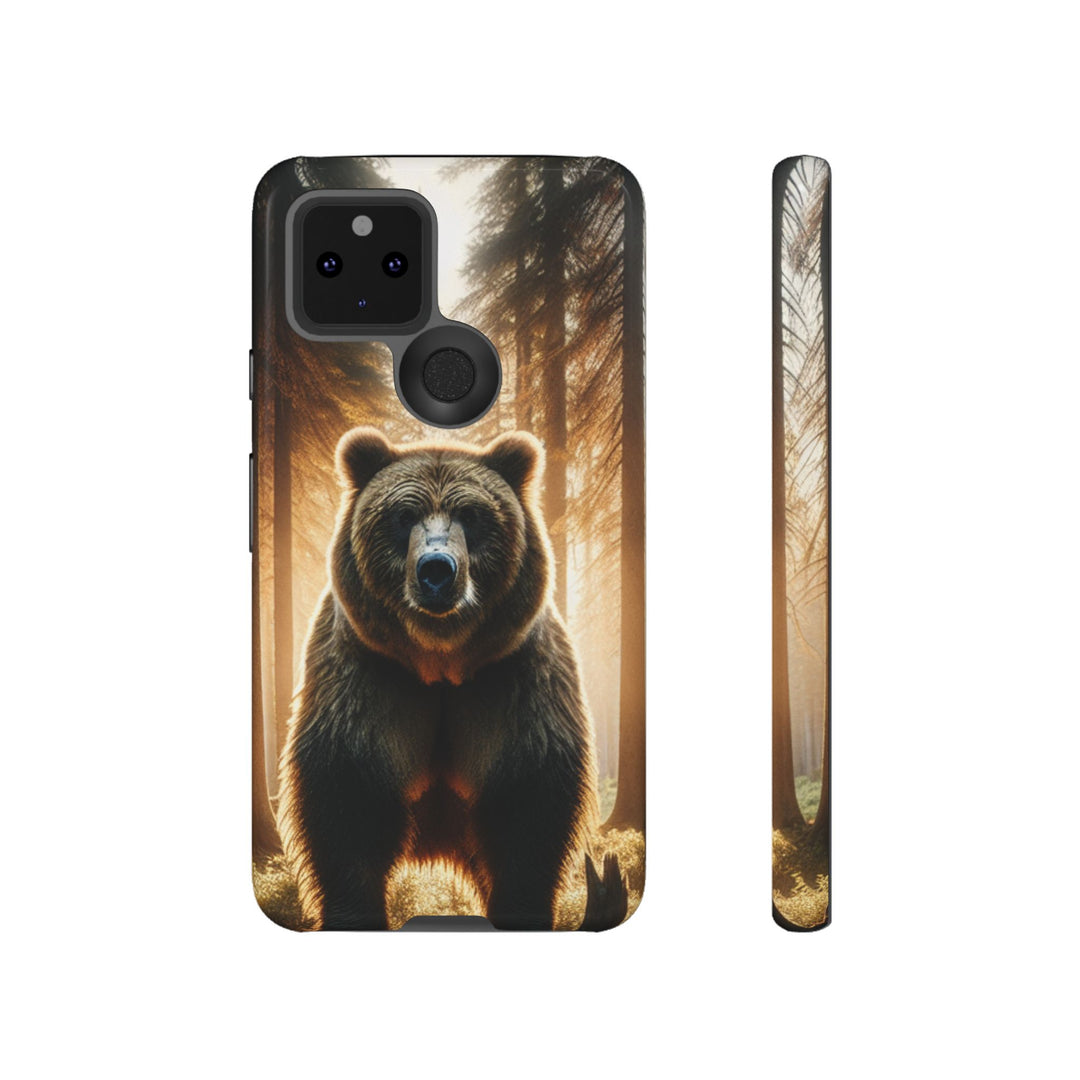 Wildlife Phone Case - Tough Cases with Bear Design, Nature Lover Gift, Animal-Themed Accessories, Eco-Friendly Tech Protection