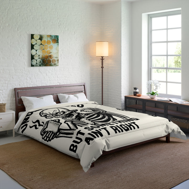 "Undiagnosed" Skeleton Comforter