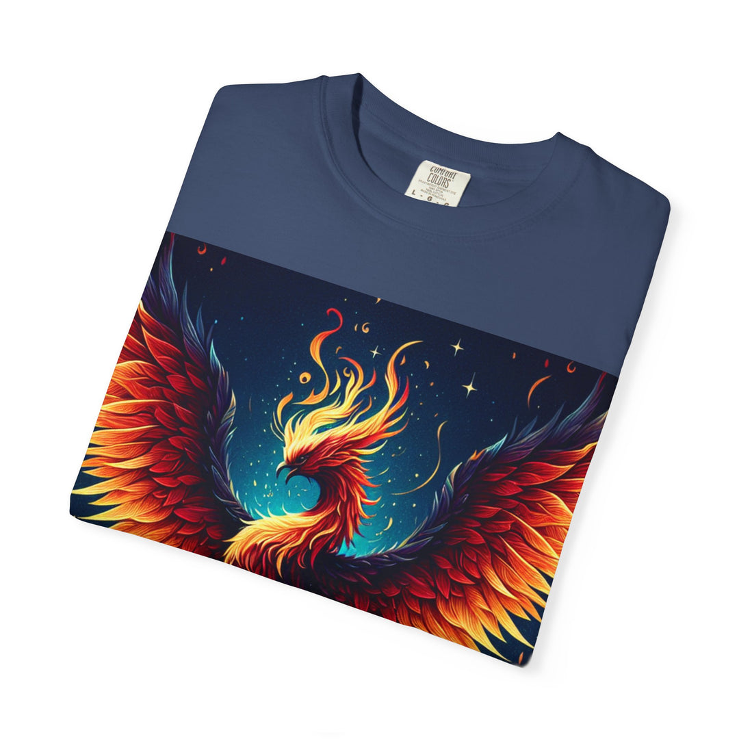 Phoenix Fire Unisex T-Shirt - Artistic Flame Design, Graphic Tee, Trendy Apparel, Gift for Art Lovers, Summer Fashion