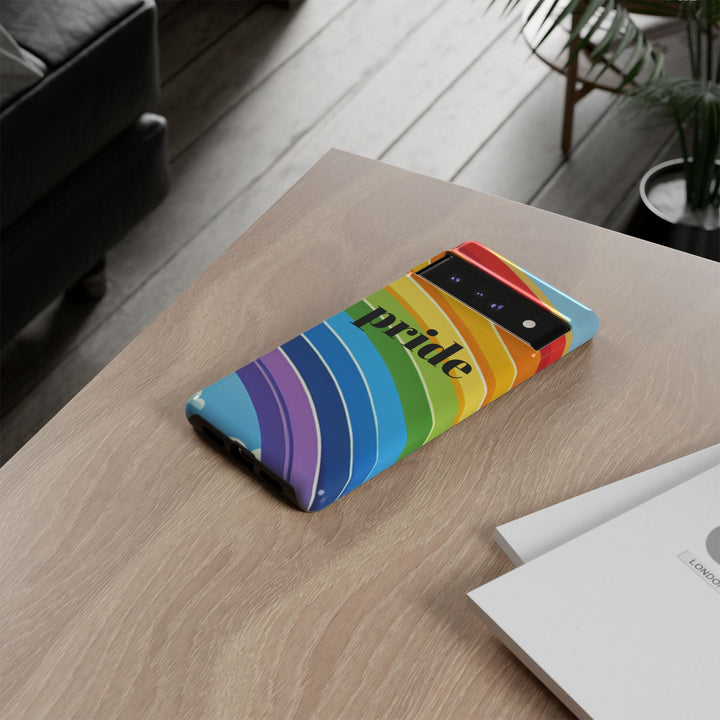 Pride Phone Case - Rainbow Gradient, LGBTQ+ Accessory, Colorful Phone Cover, Unique Gift for Pride Month, Phone Protection