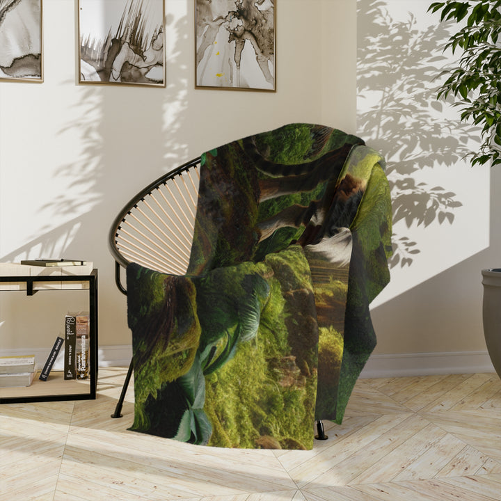Majestic Tiger Velveteen Microfiber Blanket | Cozy Jungle Décor for Animal Lovers
