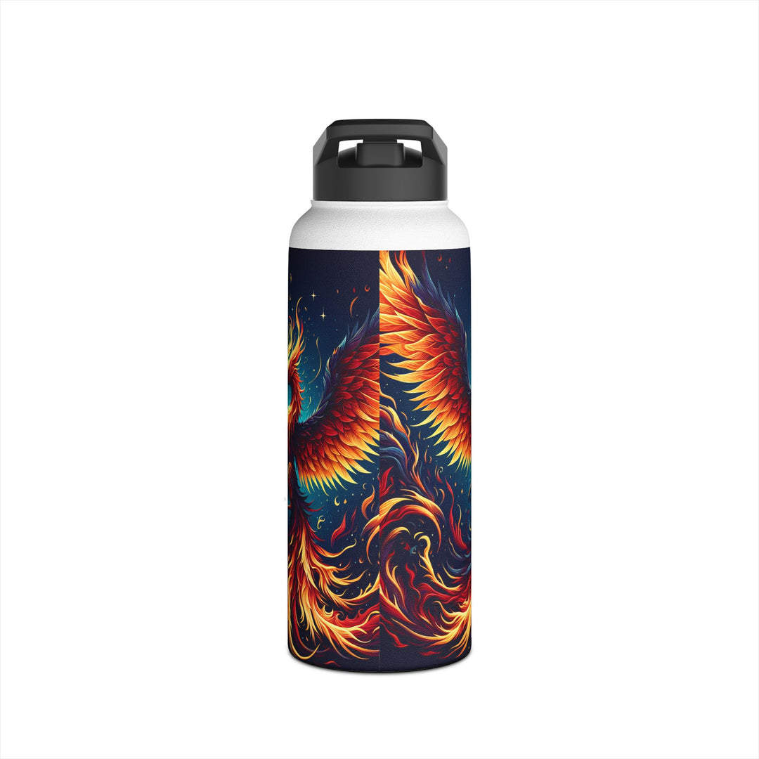 Phoenix Fire Stainless Steel Water Bottle – Inspirational Design for Adventurers