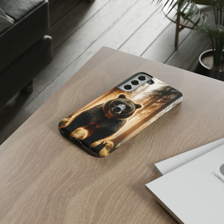 Wildlife Phone Case - Tough Cases with Bear Design, Nature Lover Gift, Animal-Themed Accessories, Eco-Friendly Tech Protection