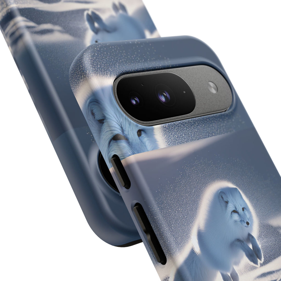 Cute Arctic Fox Phone Case – Tough Protective Cover for Animal Lovers