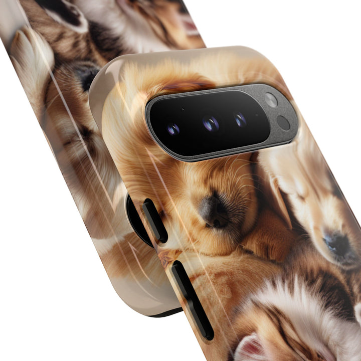 Cute Pets Phone Case - Adorable Dog and Cat Design for Animal Lovers
