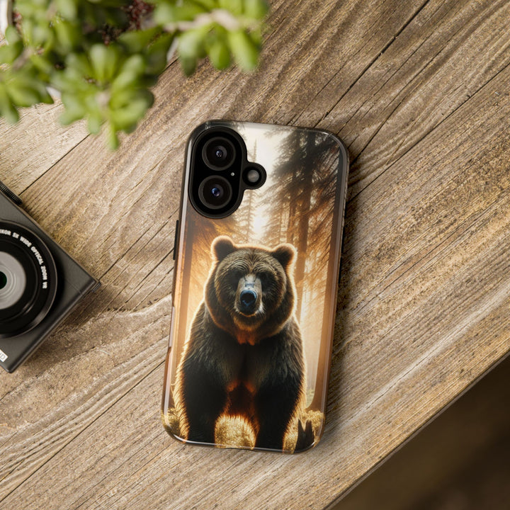 Wildlife Phone Case - Tough Cases with Bear Design, Nature Lover Gift, Animal-Themed Accessories, Eco-Friendly Tech Protection